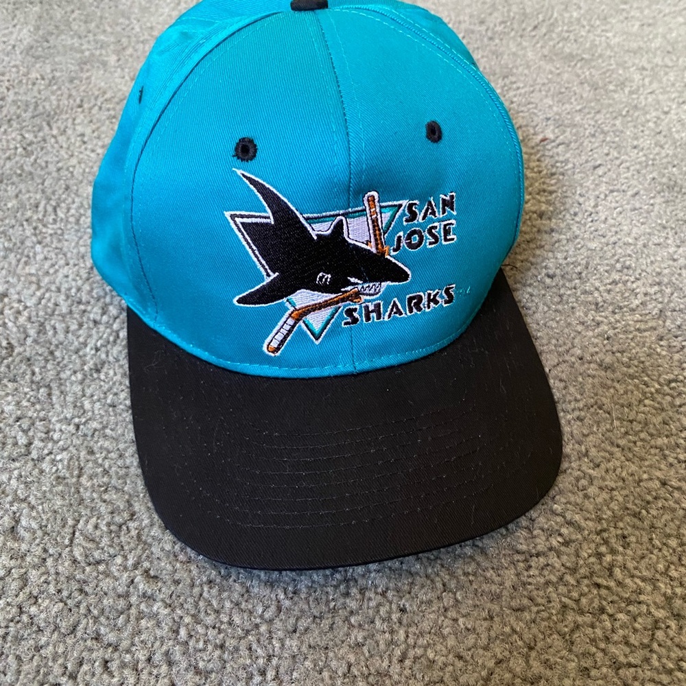 Vintage Annco Pro San Jose Sharks Snapback Hat